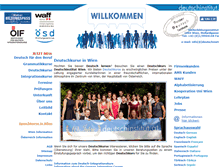 Tablet Screenshot of deutschinstitut.at